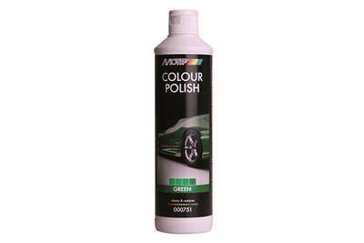 Solutie polish pentru vopsele de culoare verde MOT