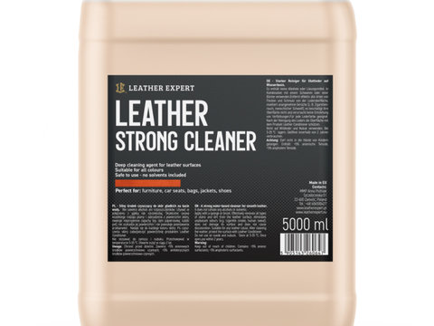 Solutie puternica de curatat pielea LEATHER EXPERT Strong Cleaner 5L