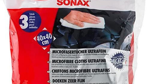 Sonax Set 3 Buc Lavete Microfibre Ultraf