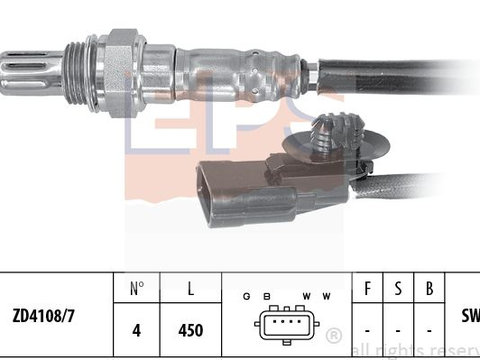 Sonda lambda 1 998 169 EPS pentru Renault Clio Renault Euro Renault Logan Renault Tondar Renault Modus Dacia Sandero Dacia Logan