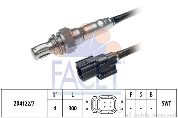 Sonda lambda 10 8153 FACET pentru Honda Ballade Honda Civic Honda Cr-v Honda Edix Honda Fr-v Honda Accord