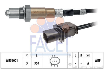 Sonda Lambda 10 8389 FACET pentru Hyundai I20 Alfa