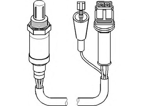 Sonda Lambda AUDI 90 (8C, B4), AUDI 80 Avant (8C, B4), AUDI 500 (44, 44Q, C3) - TOPRAN 107 542