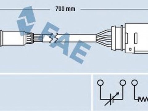 Sonda Lambda AUDI A2 8Z0 FAE 77205