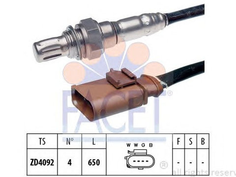 Sonda Lambda AUDI A4 3,2FSI 08- - Cod intern: W20240369 - LIVRARE DIN STOC in 24 ore!!!