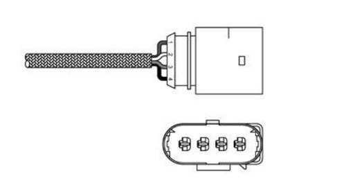 Sonda Lambda Audi A4 (8d2, B5), A4 (8e2,