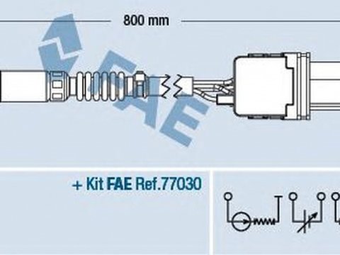 Sonda Lambda AUDI A4 8K2 B8 FAE 75051