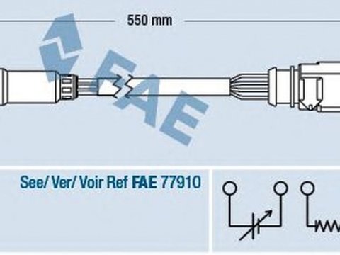 Sonda Lambda AUDI A4 8K2 B8 FAE 77439