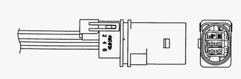 Sonda Lambda AUDI A4 Avant 8K5 B8 NGK LZA07-AU4