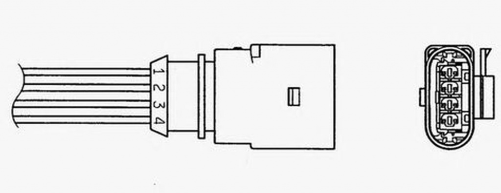 Sonda Lambda AUDI A4 Avant 8K5 B8 NGK OZA510-AU8