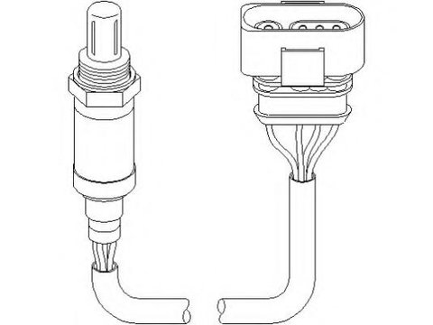 Sonda Lambda AUDI A4 limuzina (8D2, B5), VW POLO (6N1), AUDI A3 (8L1) - TOPRAN 111 622