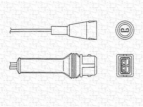 Sonda Lambda AUDI A6 4A C4 MAGNETI MARELLI 460001855010