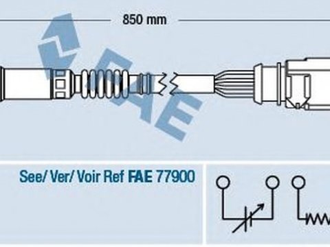 Sonda Lambda AUDI A6 4F2 C6 FAE 77403