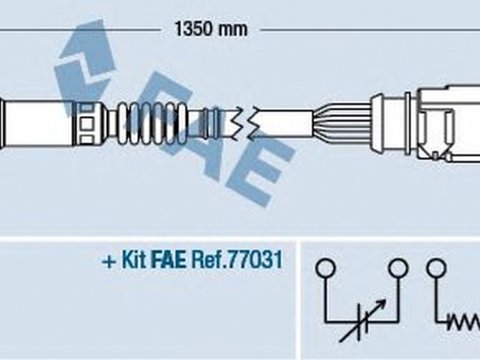 Sonda Lambda AUDI A6 4F2 C6 FAE 77904