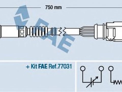 Sonda Lambda AUDI A6 Allroad 4FH C6 FAE 77910