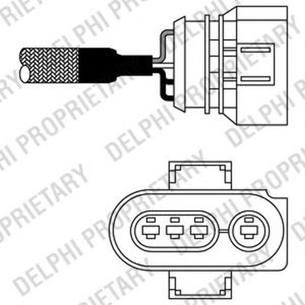 Sonda Lambda AUDI A6 Avant 4B5 C5 DELPHI ES1098012B1