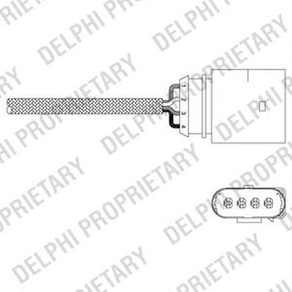 Sonda Lambda AUDI A6 Avant 4B5 C5 DELPHI ES2033812B1