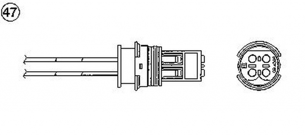 Sonda Lambda BMW 3 Compact E36 NGK OZA572-E6