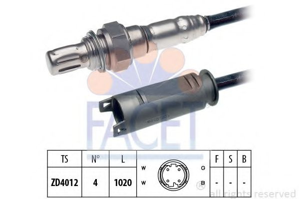 Sonda Lambda BMW Seria 3 Touring (E36) (1995 - 1999) FACET 10.7255