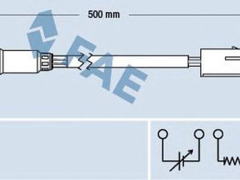 Sonda Lambda CHEVROLET NUBIRA limuzina FAE 77255