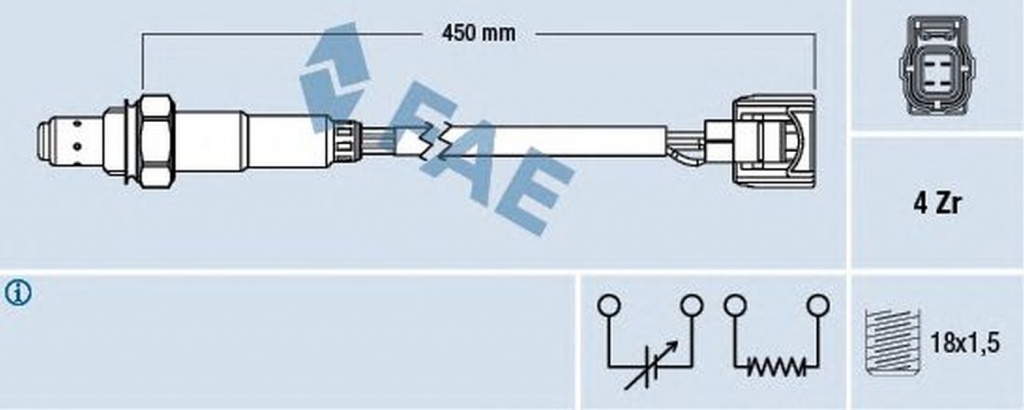 Sonda Lambda CHRYSLER 300 C Touring LX FAE 77523