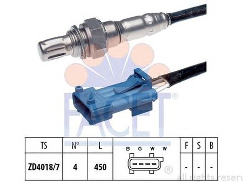 Sonda Lambda Citroen C4 I LC FACET FA 10.8078