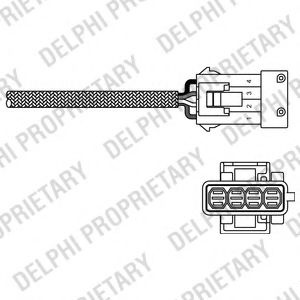 Sonda Lambda CITROEN XANTIA (X2) (1998 - 2003) DELPHI ES10795-12B1 piesa NOUA