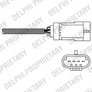 Sonda Lambda DACIA LOGAN (LS_) (2004 - 2016) DELPHI ES20280-12B1