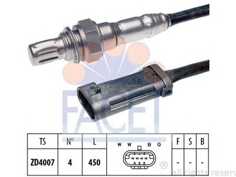 Sonda Lambda DACIA LOGAN MCV KS FACET FA 10.7594