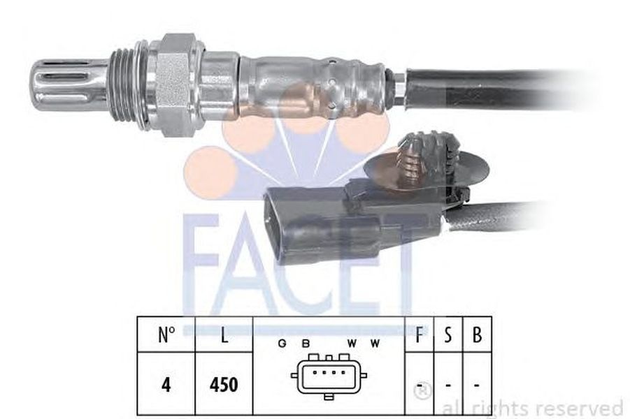 Sonda Lambda DACIA LOGAN pick-up US FACET FA 10.8095