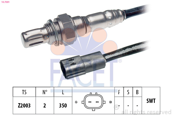 Sonda lambda # Daewoo Nubira 1997 1998 1999 2000 2