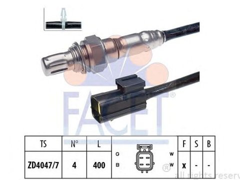 Sonda Lambda DAEWOO NUBIRA limuzina KLAN FACET FA 10.7198