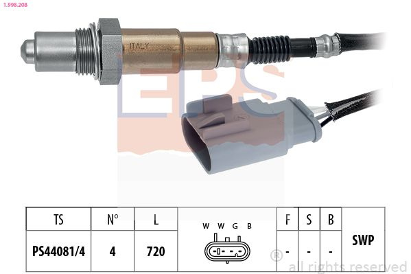 Sonda Lambda EPS 1.998.208