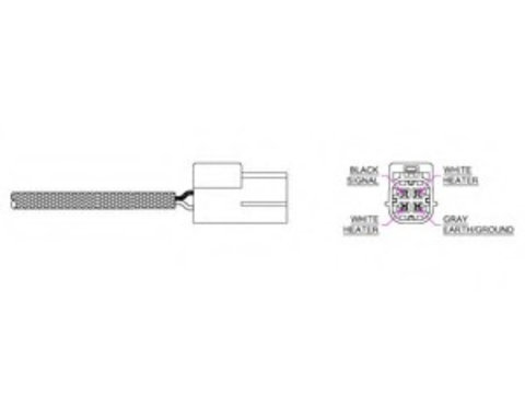 Sonda lambda ES10880-12B1 DELPHI pentru Nissan X-trail Nissan Primera Renault Vel Renault Espace