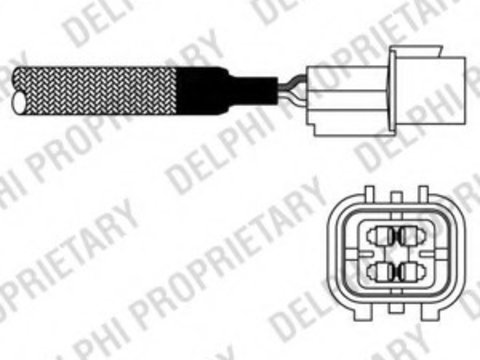 Sonda lambda ES20080-12B1 DELPHI pentru Mitsubishi Carisma Volvo S40 Volvo V40 Mitsubishi Space