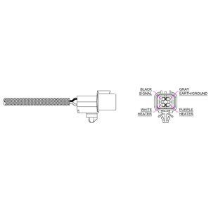 Sonda lambda ES20214-12B1 DELPHI pentru Hyundai Trajet Hyundai Santa Hyundai Sonata Hyundai Grandeur Hyundai Xg