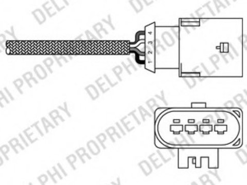 Sonda lambda ES20303-12B1 DELPHI pentru Rover 400 Land rover Freelander Rover 45