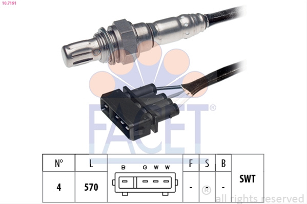 Sonda Lambda - Facet Lichidare Stoc Nbb Skoda 10.7191