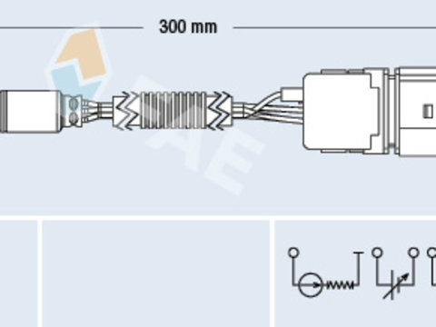 Sonda Lambda (FAE75048 FAE) AUDI