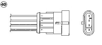 Sonda Lambda FIAT MAREA Weekend (185) (1996 - 2007) NGK 7978