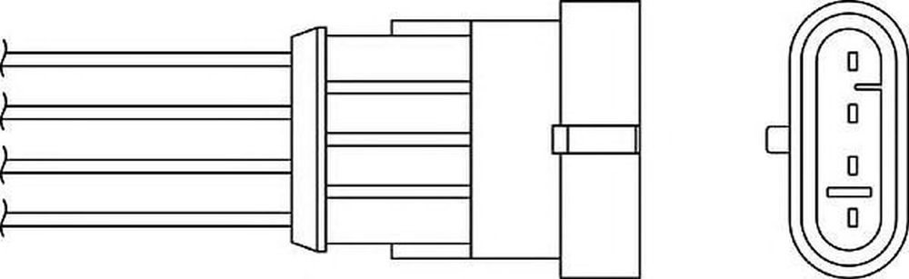 Sonda Lambda FIAT QUBO 225 BERU OPH025