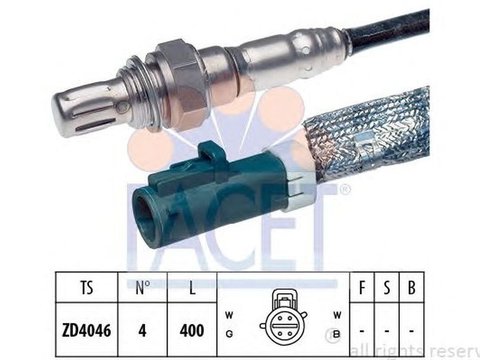 Sonda Lambda FORD FIESTA VI FACET FA 10.7685