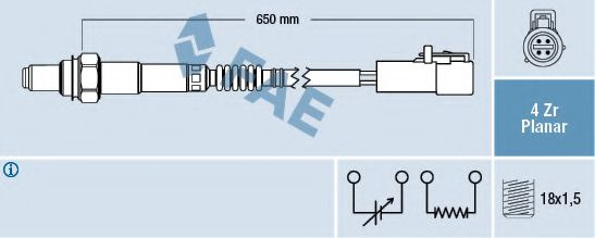 Sonda Lambda FORD FOCUS C-MAX (2003 - 2007) FAE 77446