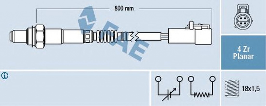 Sonda Lambda FORD FOCUS C-MAX FAE 77263