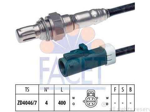 Sonda Lambda FORD PUMA EC FACET FA 10.7611