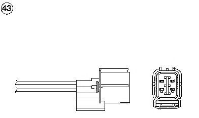 Sonda Lambda HONDA CIVIC VI 1.4 16V 98- - Cod intern: W20101455 - LIVRARE DIN STOC in 24 ore!!!