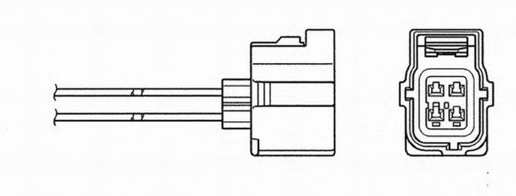 Sonda Lambda JEEP WRANGLER II TJ NGK OZA623-C1