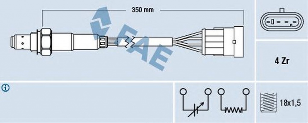 Sonda Lambda LANCIA LYBRA 839AX FAE 77217