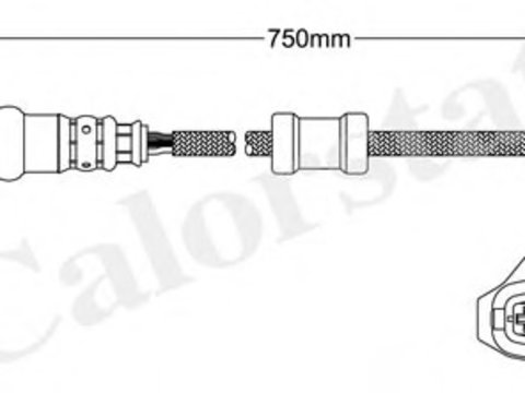 Sonda lambda LS140016 CALORSTAT BY VERNET pentru Chevrolet Aveo Chevrolet Sonic Opel Agila Opel Astra Opel Corsa Opel Vita Opel Vectra Opel Omega Opel Zafira Opel Speedster Chevrolet Tracker Chevrolet Trax