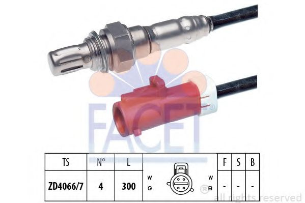 Sonda Lambda MAZDA 2 (DY) (2003 - 2016) FACET 10.7687